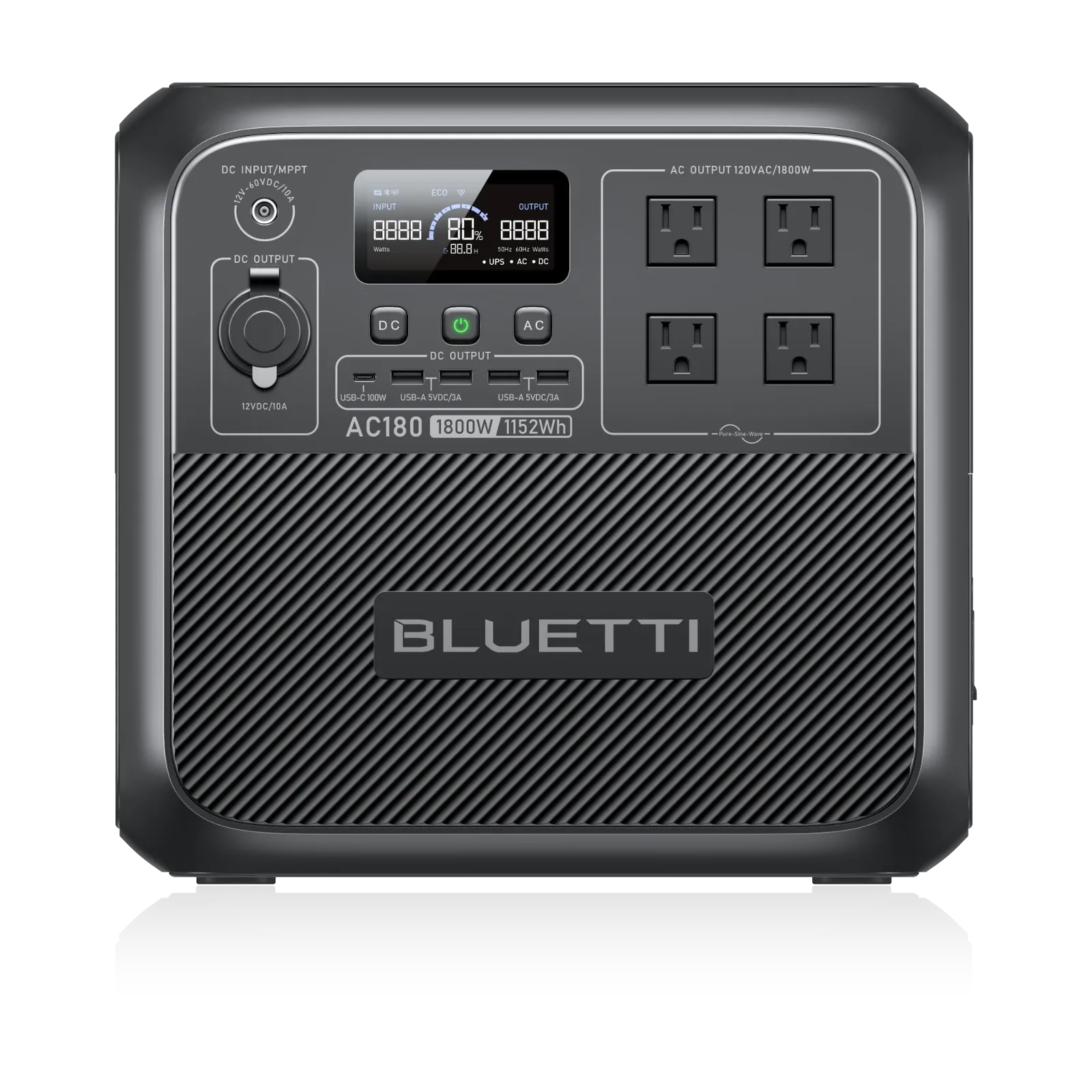 Bluetti AC180 — front view