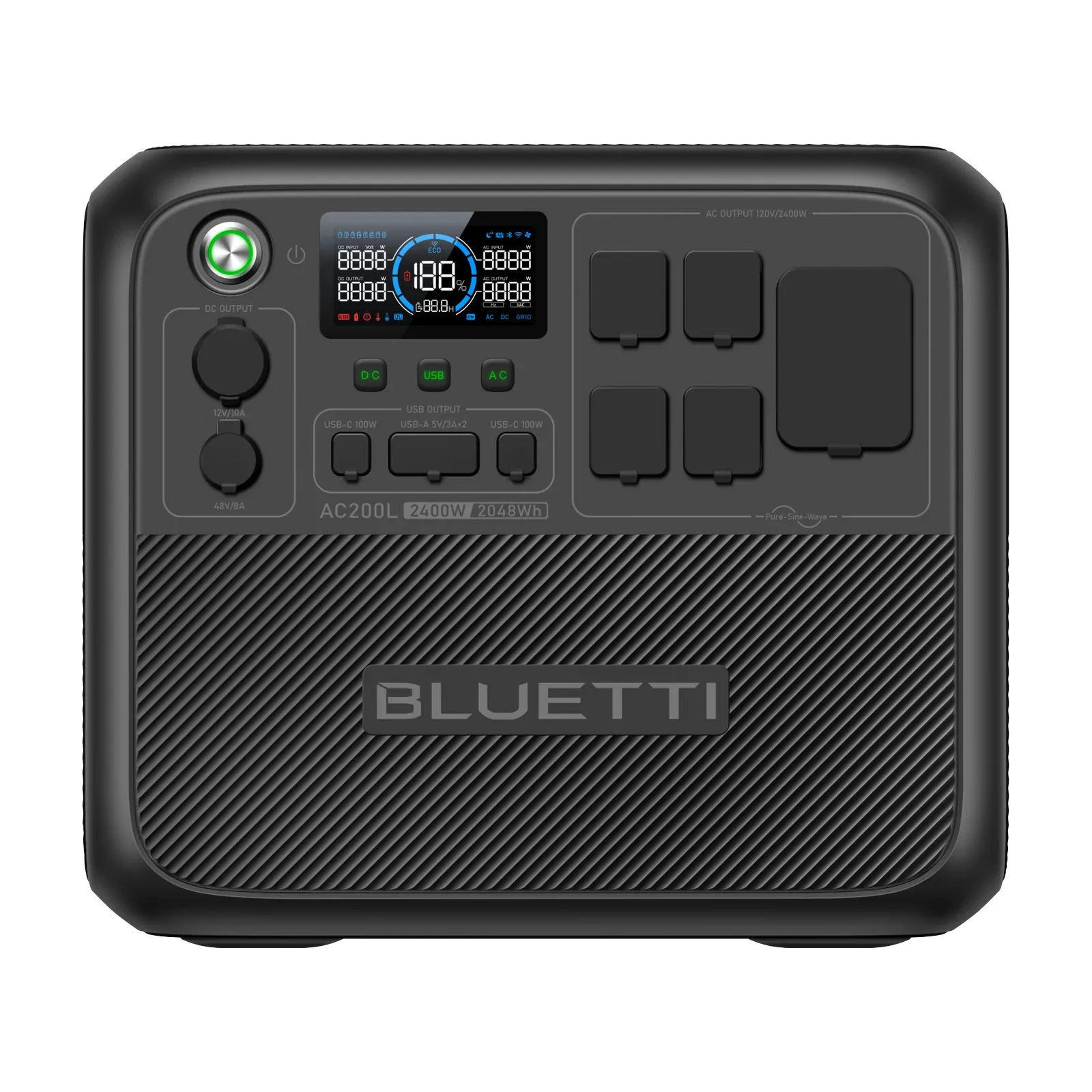 Bluetti AC200L — front view